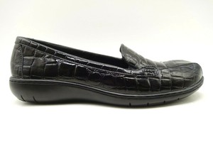 clarks crocodile loafers
