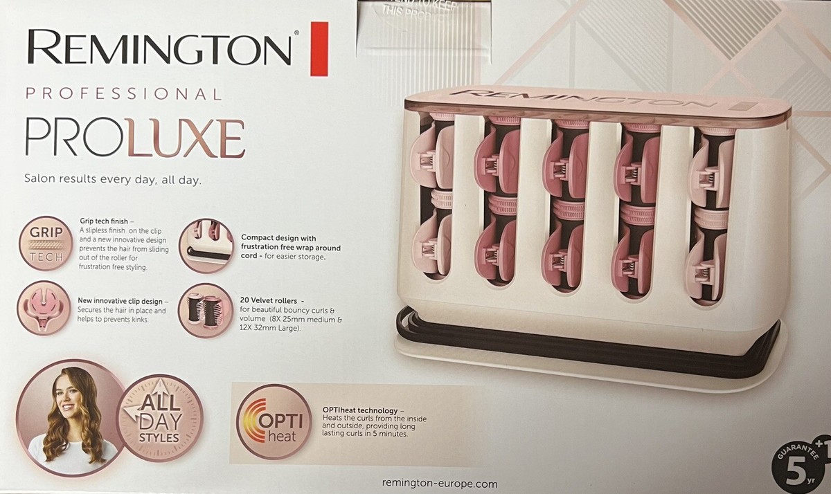 Remington Proluxe Heated Rollers Remington Roller Set Remington