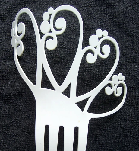 Vintage hair comb peineta Spanish mantilla style hair accessory (ABX)