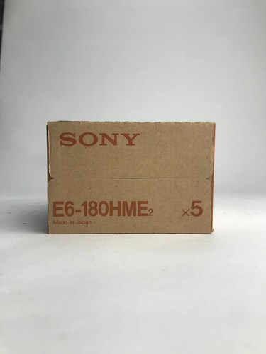 NOS Sony Hi8 180 Minute 5pack 8mm Video cassette Tape Sealed E6-180HME2 - Picture 3 of 7