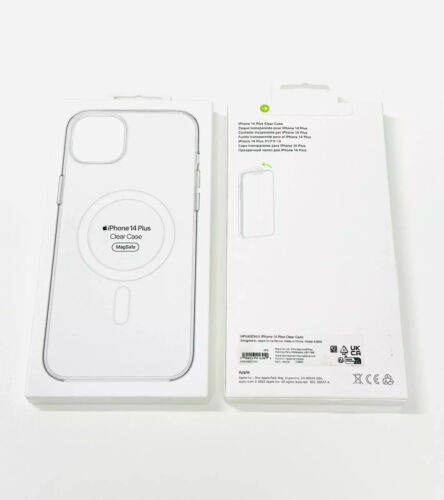 Genuine Original Leather/ Silicone Case for Apple iPhone 14, Plus - Picture 2 of 2