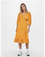 Only Apricot  Midi Wrap Dress Sz XXL 18