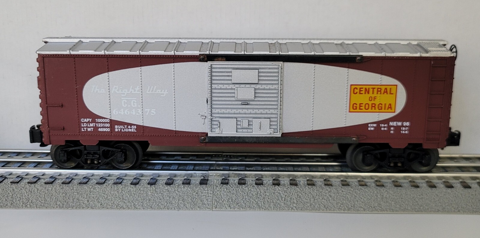 B10 619279 Lionel 6464375 Central of Box Car eBay