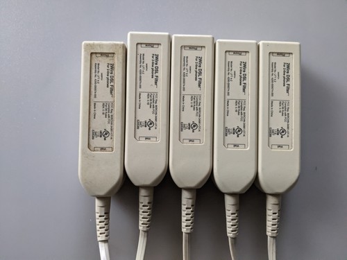 Set of 5 Used 2WIRE DSL 2-Line LFT4-2 Filters and 3 New 2WIRE 1-Line Filters - 第 2/8 張圖片
