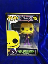Funko Pop! Vinyl: Disney NBX Jack Skellington Black Light #15 W Protector 