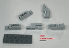 LEGO NEW 1x2 Light Bluish Grey Plate Tile Shooter (5x) 6360382 Brick 69754