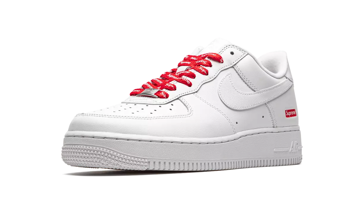 Nike Air Force 1 Low Supreme Triple White CU9225 100 Fashion Shoes