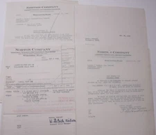 1930 Lamson Goodnow Norton Company Worcester MA Grinding Wheels Ephemera L405L