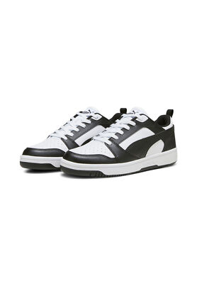 Puma Rebound v6 Low Herren Sneaker Sportschuh 392328 01 weiss schwarz