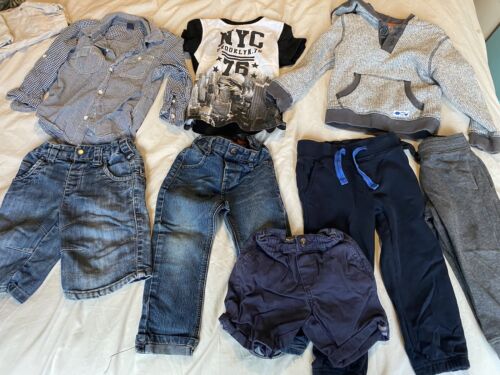 Boy Bundle 2-3 Years Next Trousers Jeans GAP Smart Shirt NYC Top T-shirt Jumper - Zdjęcie 1 z 10