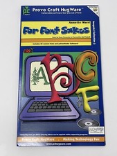 Provo Craft Hugware: For Font Sakes Annette Ward - 25 custom fonts and software