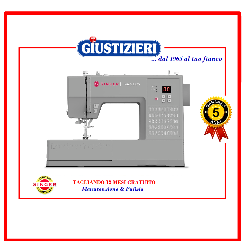 SINGER HD6605C MACCHINA PER CUCIRE CON 215 APPLICAZIONI