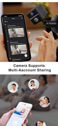 Mini Wireless Camera HD 1080P PIR WIFI APP USB Audio Recorder DVR Night Vision - Picture 4 of 10
