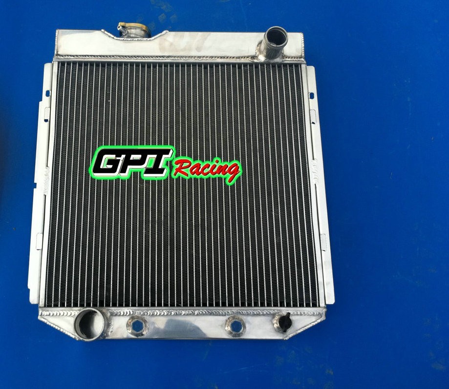 Aluminum Radiator for Ford Mustang Falcon V8 289 259 1964-1966 1965 AT ...