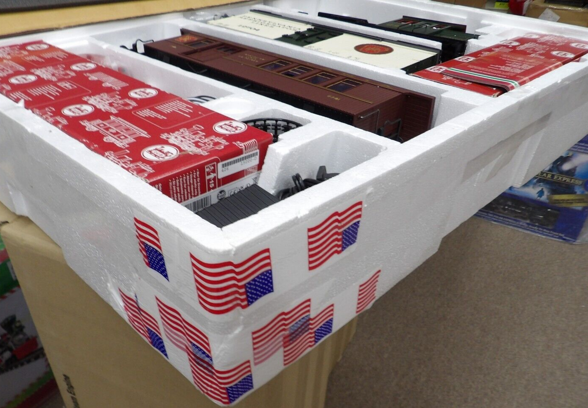 LGB 72120 G Scale Pennsylvania PRR Forney Set: Steam Loco & 2 Cars