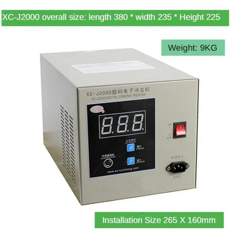 Corona Treatment Machine 2KW Electromechanical Airsick Film