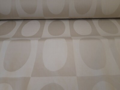 5mts & 10mts HOCHWERTIGER WOLLJACQUARD GEWEBTER STOFF CREME HERGESTELLT IN HUDDERSFIELD 