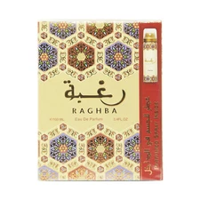 Lattafa Perfumes Raghba Eau de Parfum Unisex 3.4oz Spray Bottle, NEW IN BOX!