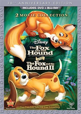 Fox and the Hound / Fox and the Hound II (DVD/Blu-ray, 3 disc