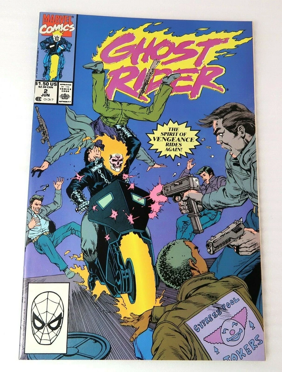 Ghost Rider 2 Marvel 1990 Blackout Roarke Corrigan 1st Appear 9.4 NM | eBay