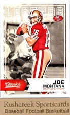 2016 Panini Classics #127 Joe Montana Red Back