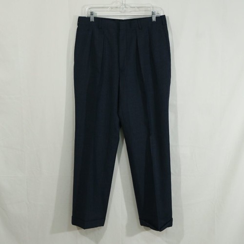 Brooks Brothers 100 % Wolle 2-Teiler Anzug 42R Navy Kariert Made in USA Ist-Zustand - Bild 2 von 15