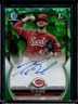 2023 Bowman Draft Sapphire Ty Floyd Chrome Auto Green Refractor 1st #/99 Reds