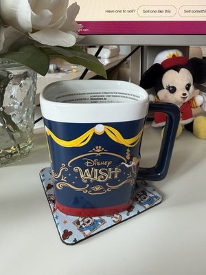   NEW   Disney Cruise Line WISH DCL Coffee Mug Cup Stern Rapunzel