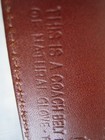 Vintage COACH Womens Glove-tanned Brown Leather Belt Brass Buckle 8400 ~ Large — photo 8