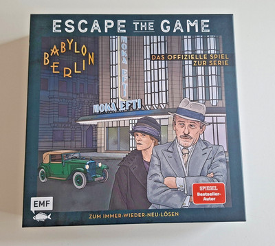 EMF Escape the Game Babylon Berlin Brettspiel Krimispiel Serie ab 12 Jahre
