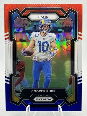 2023 Panini Prizm - [Base] - Red White & Blue Prizm #165 - Cooper Kupp