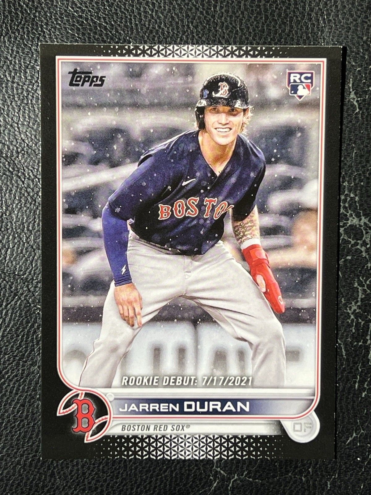 JARREN DURAN 2022 Topps Update Black 10/71 Rookie Debut RC #US118