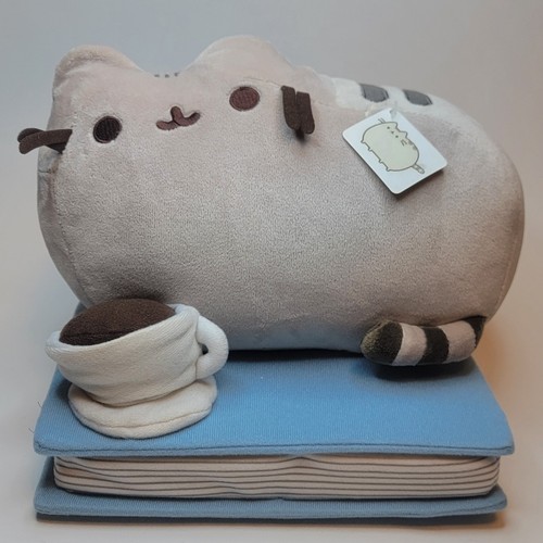 GUND Pusheen Book And Coffee Plush - Barnes & Noble Exclusive 