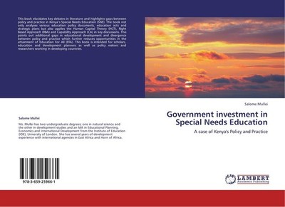 Government investment in Special Needs Education Salome Mullei