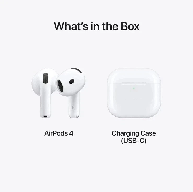Sealed AirPod 4th Generation Wireless In-Ear Headset Active Noise