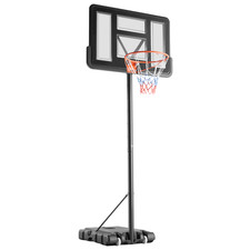 10FT Adjustable Outdoor Basketball Hoop Portable Goal System 44" Backboard