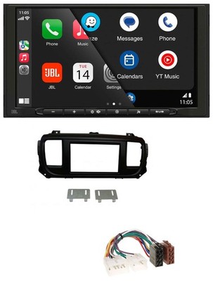 JBL USB 2DIN MP3 Bluetooth AUX Car Stereo for Toyota Proace Verso 2016 onwards