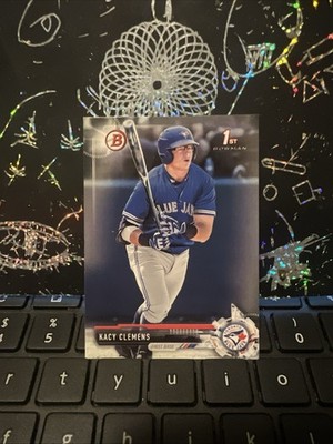 KACY CLEMENS 2017 BOWMAN DRAFT CARD #BD-101 BLUE JAYS (FIRST PROSPECT PARALLEL)