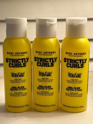 3X MARC ANTHONY Strictly Curls Define & Hold Flex Gel 1.7 FL OZ Each NWOB - FRS