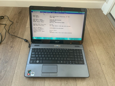 Acer Aspire 5517-5997 15.6'' AMD Athlon TF-20 1.60GHz 3GB RAM 250B HDD No OS