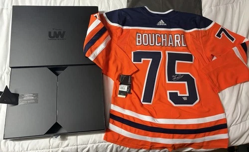 2025 NHL Fanatics Under Wraps Autographed Authentic Jersey - Evan Bouchard EDM