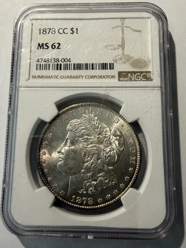 1878-CC Carson City Morgan Silver NGC MS62