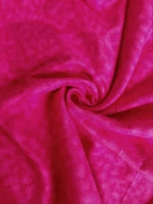 Soft Cotton Flannel by the Yard, Fuschia Tie Dye