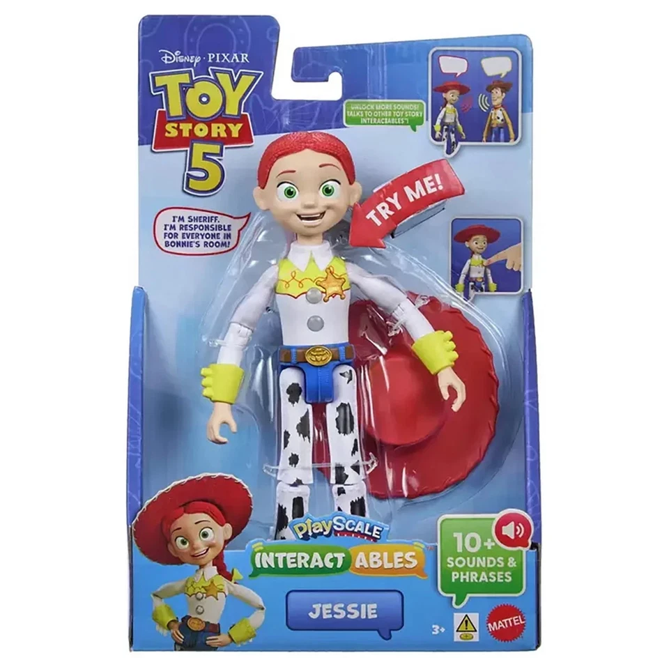Disney Pixar Toy Story 5 Woody Figure Interactables Age 3 Mattel JKV25