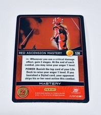 Dragon Ball Z DBZ TCG Panini Awakening Hi Tech S30 Red Ascension Mastery Card