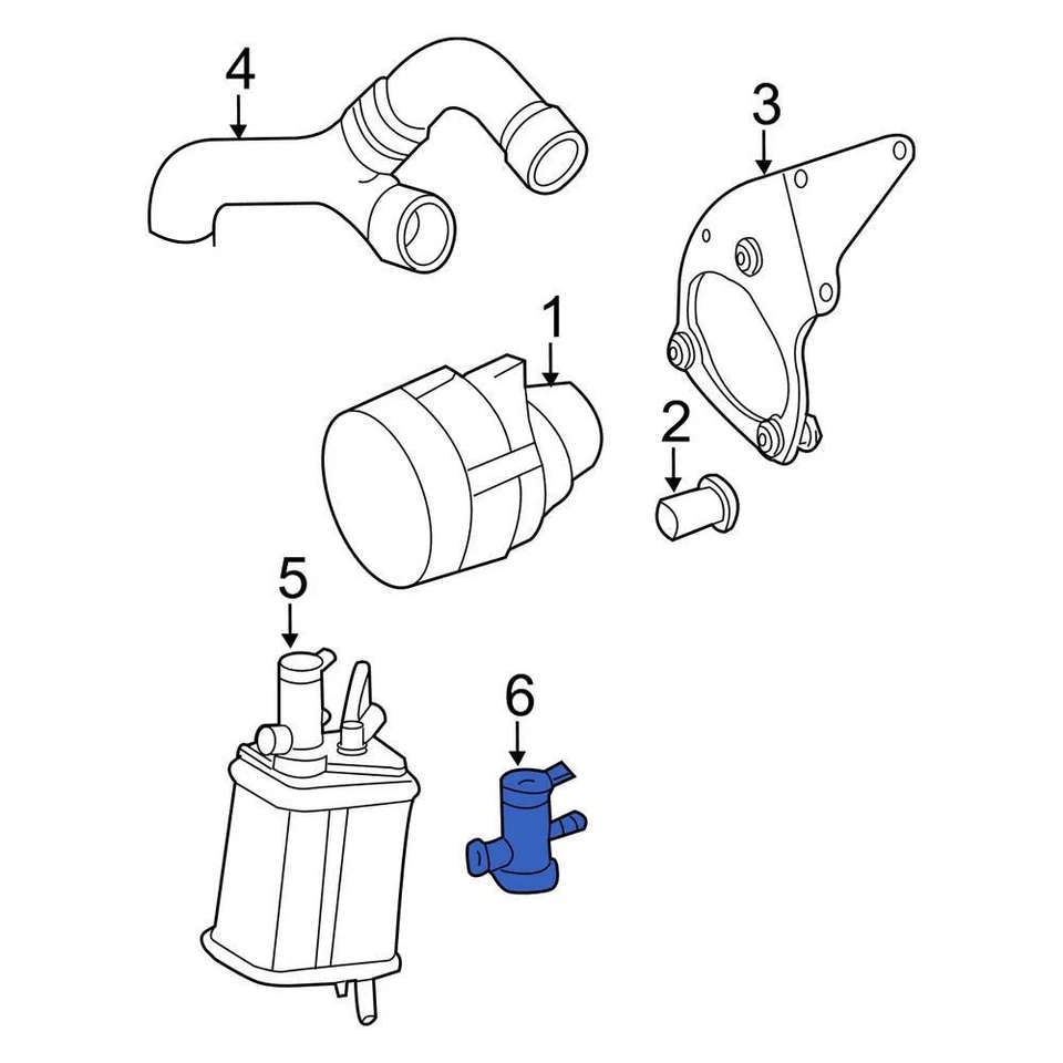 For Mercedes-Benz G65 AMG 16-18 Mercedes-Benz Vapor Canister Purge Solenoid Foto 2 de 4
