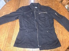 Harley Davidson Motorcycle Jacket Black Large Womens