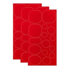 3 Sheets Down Jacket Repair Patches 45 PCS Pre Cut Nylon Fabric Self Adhesive