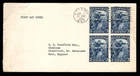 CANADA 1934 CARTIER 3c, SG 332, FIRST DAY COVER (JULY 1st)