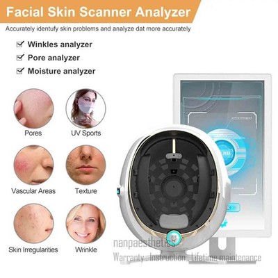 Professional Dermatologia Face 3D Facial Skin Analyzer Scanner Machine Analysis